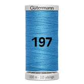 Gutermann super sterk naaigaren | 100m | 197 blauw naaigaren GM - 100 - SS - M782 - 197 - BLAUW